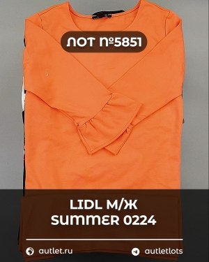 Купить LIDL Summer м/ж 022024#14 кг, ЛОТ №5851 оптом в Калининграде и Калининградской области