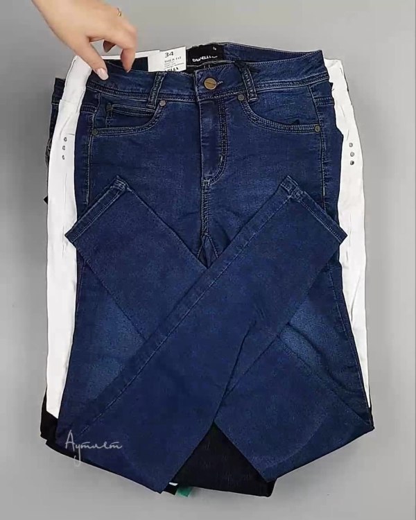 Фотография  596 - Джинсы DK Company 022024#10 кг, ЛОТ №5946 оптом в Калининграде и Калининградской области