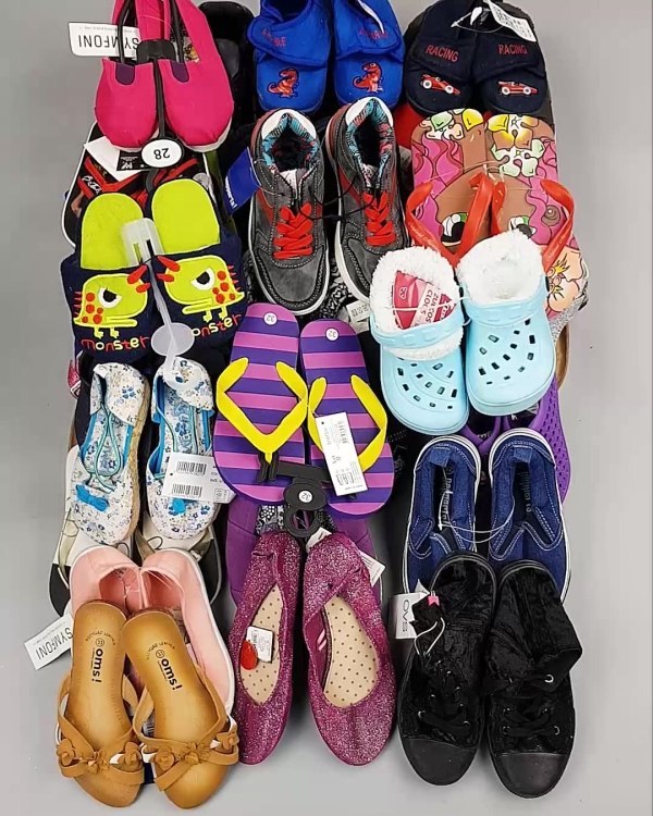 Фотография  906 - Обувь детская СТОК Summer#7,85 кг, ЛОТ №6196 оптом в Калининграде и Калининградской области