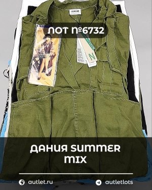 Купить ДАНИЯ Summer mix 24#15 кг, ЛОТ №6732 оптом в Калининграде и Калининградской области