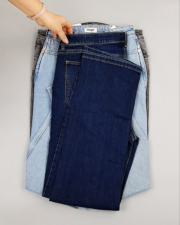 Фотография  774 - Джинсы WRANGLER м/ж#8,1 кг, ЛОТ №7011 оптом в Калининграде и Калининградской области