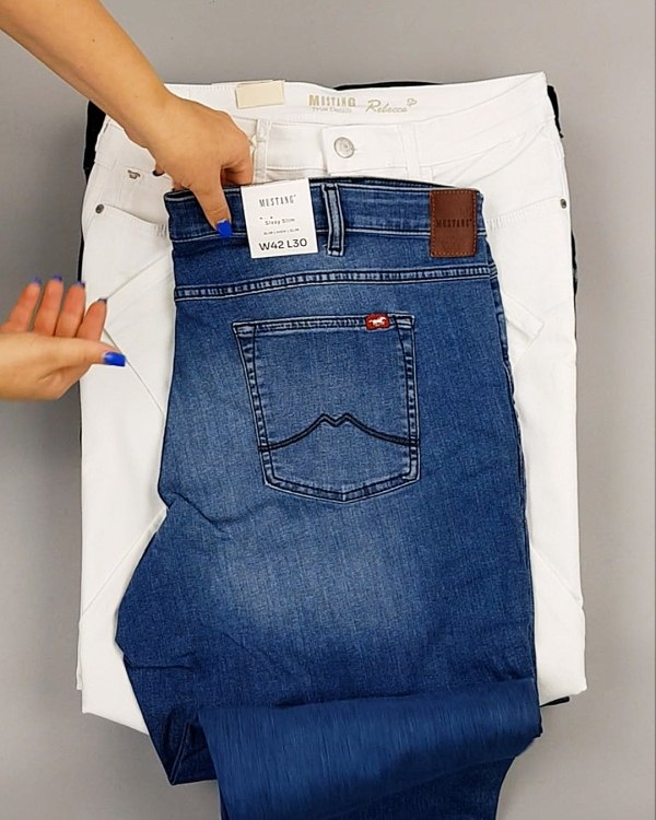 Фотография  105 - Джинсы MUSTANG м/ж#5 кг, ЛОТ №6961 оптом в Калининграде и Калининградской области