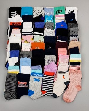 Купить Носки дети СТОК лето#5 кг, ЛОТ №6993 оптом в Калининграде и Калининградской области