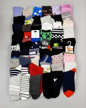 Купить Носки дети СТОК зима#5 кг, ЛОТ №6989 оптом в Калининграде и Калининградской области