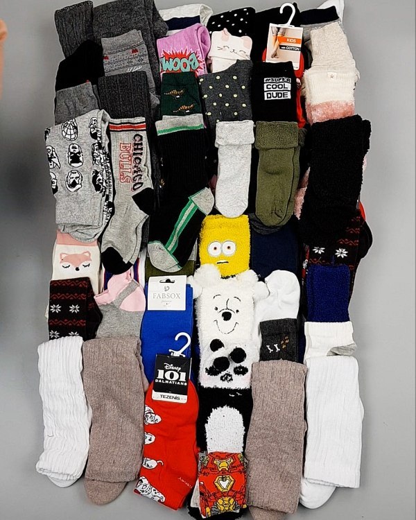 Фотография  456 - Носки дети СТОК зима#5 кг, ЛОТ №6986 оптом в Калининграде и Калининградской области