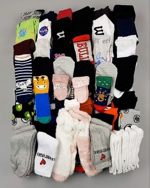 Фотография  948 - Носки дети СТОК зима#5 кг, ЛОТ №6989 оптом в Калининграде и Калининградской области