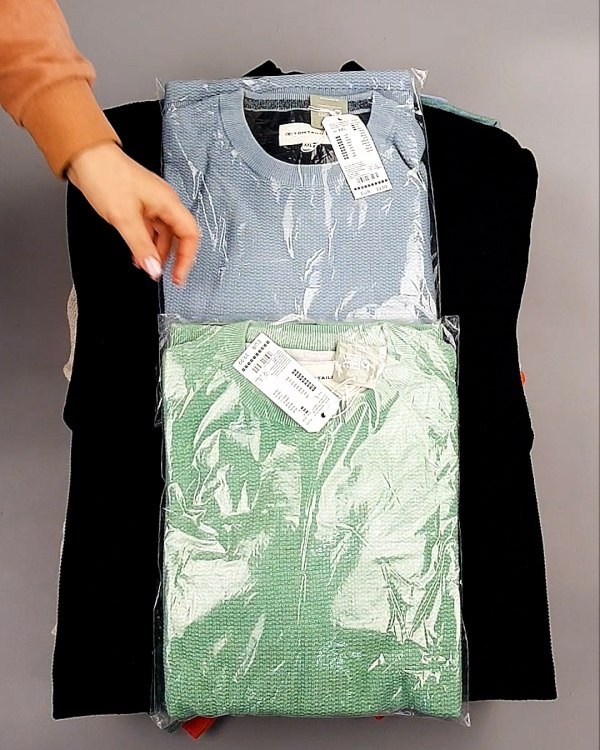 Фотография  359 - Джемпера легкие мужские TOM TAILOR 124#8,7 кг, ЛОТ №7606 оптом в Калининграде и Калининградской области