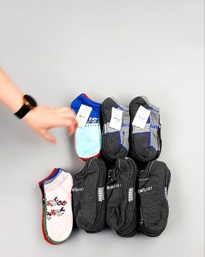 Фотография  815 - Носки дети лето CAN 084#5 кг, ЛОТ №8001 оптом в Калининграде и Калининградской области