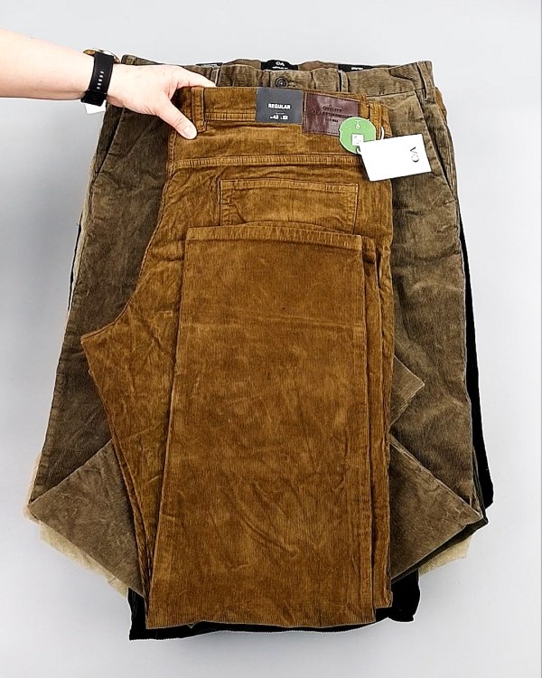 Фотография  197 - Брюки вельветовые м/ж C&A 025#10 кг, ЛОТ №8031 оптом в Калининграде и Калининградской области