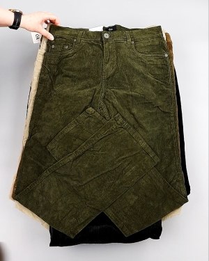 Фотография  733 - Брюки вельветовые м/ж C&A 025#10 кг, ЛОТ №8031 оптом в Калининграде и Калининградской области