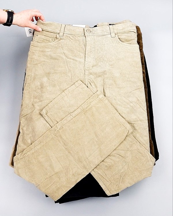 Фотография  452 - Брюки вельветовые м/ж C&A 025#10 кг, ЛОТ №8031 оптом в Калининграде и Калининградской области