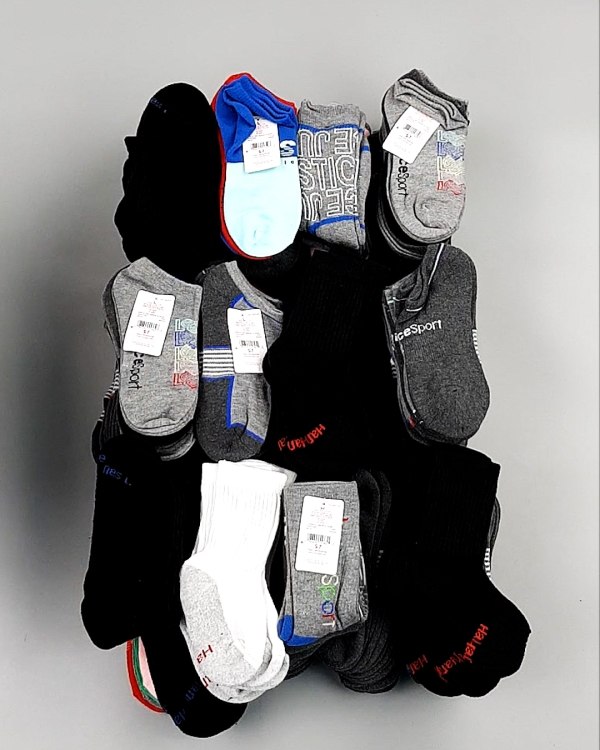 Фотография  805 - Носки дети лето CAN 084#5 кг, ЛОТ №8001 оптом в Калининграде и Калининградской области