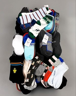 Купить Носки дети лето CAN 084#5 кг, ЛОТ №8001 оптом в Калининграде и Калининградской области