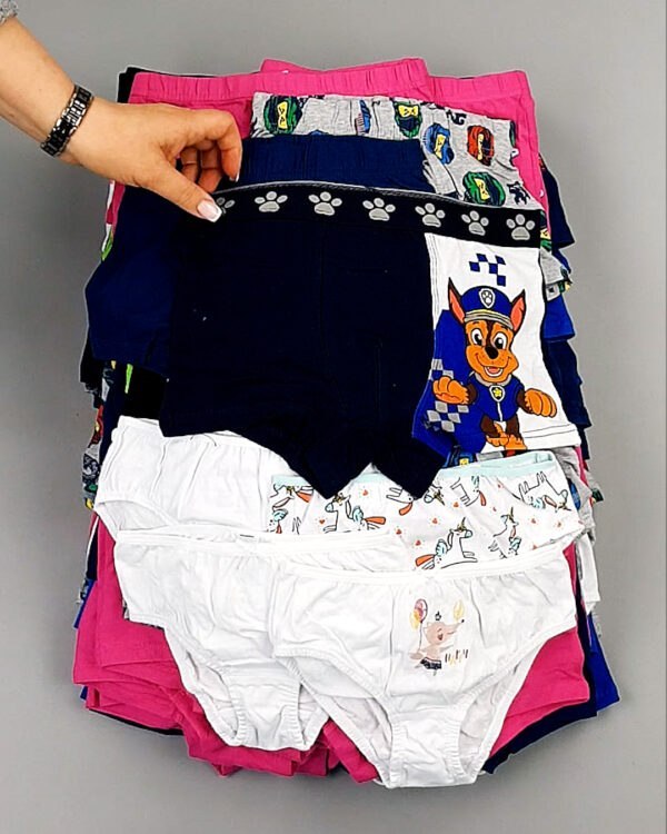 Фотография  490 - Нижнее белье LIDL Kids 074#5 кг, ЛОТ №8186 оптом в Калининграде и Калининградской области