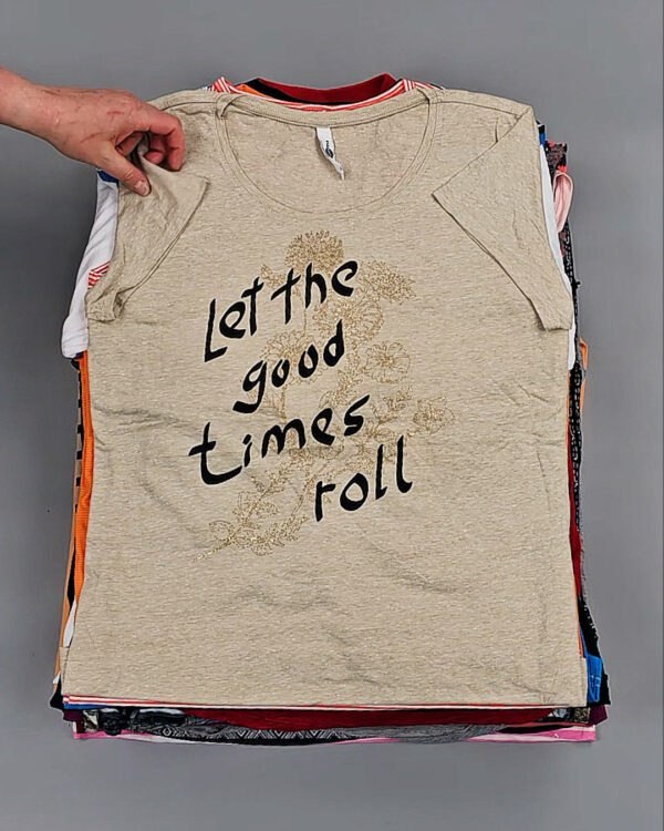 Фотография  685 - Футболки м/ж Cr+Ex#8 кг, ЛОТ № ВК0100 оптом в Калининграде и Калининградской области