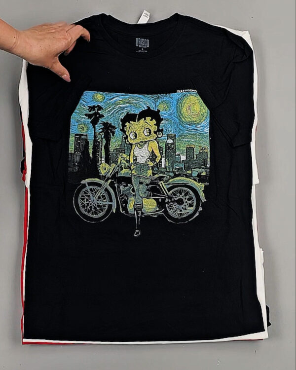 Фотография  139 - Футболки м/ж (Printed T-Shirts New)#5 кг, ЛОТ №8913 оптом в Калининграде и Калининградской области