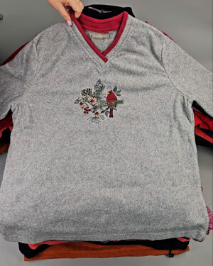 Фотография  442 - Толстовки флис м/ж (Adult Fleece Tops Premium)#18 кг, ЛОТ СХ-0250 оптом в Калининграде и Калининградской области